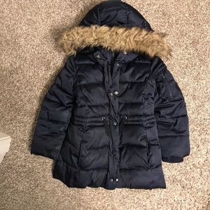 Gap Kids Navy Blue XS cold control puffer parka